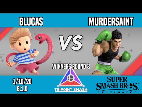 Tripoint Smash 92 - Winners Round 3 - Blucas(Lucas) Vs. MurderSaint(Little Mac)