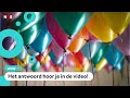 Waarom hangen we slingers en ballonnen op bij een verjaardag?