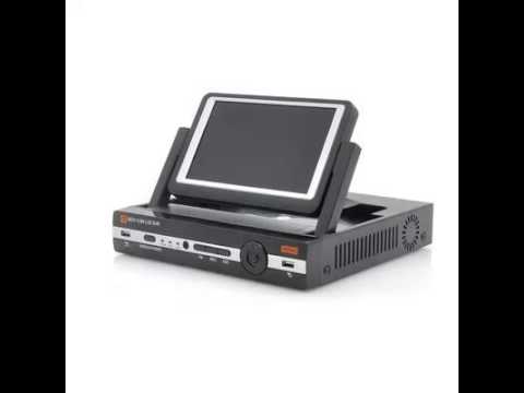 8 Channel DVR With 7 Inch Screen   H 264 Compression, D1 Resolution, HDMI Port, Support Mobile Phone