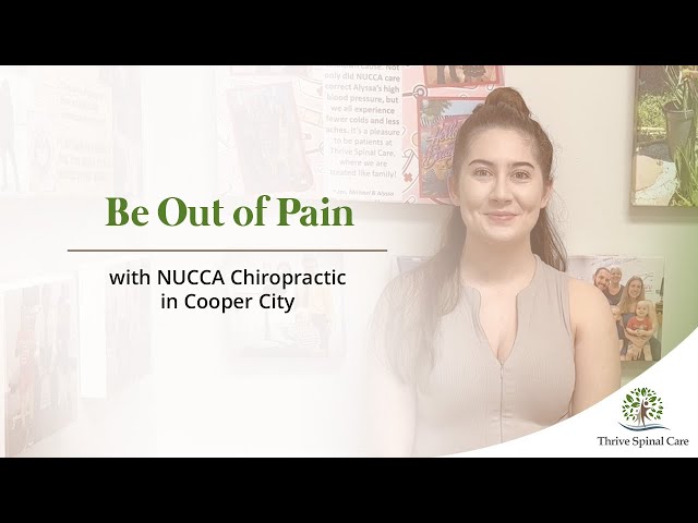 Be Out of Pain with NUCCA Chiropractic in Cooper City