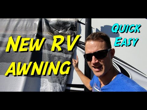 How To Easily Replace RV Awning Fabric with ShadePro
