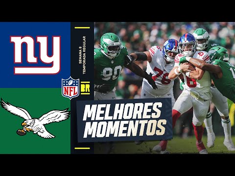 SEMANA 8 | New York Giants vs. Philadelphia Eagles | Melhores Momentos | NFL 2025