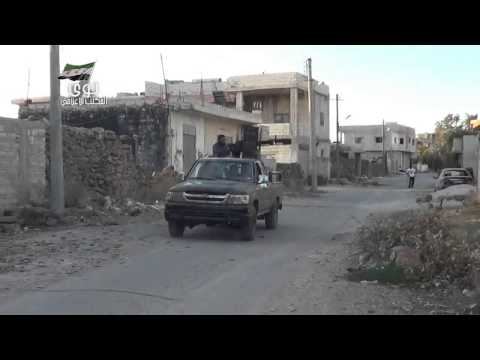 استهداف نقاط تمركز قوات النظام في كتيبة الكونكرس على الجبهة الشرقية من مدينة نوى في ريف درعا بواسطة رشاش دوشكا من قبل لواء أحرار نوى