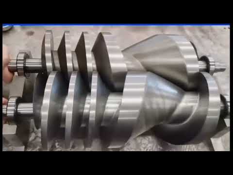 Fast process five axis CNC variable lead vacuum pump spiral rotor milling machine center