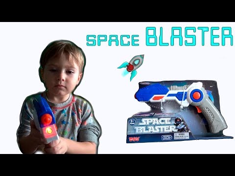 Детский космический звуковой лазерный бластер. Space Blaster