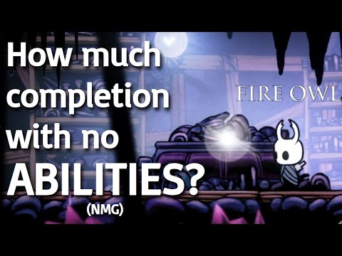 How much COMPLETION can you get without abilities in Hollow Knight? | Cursed Runs