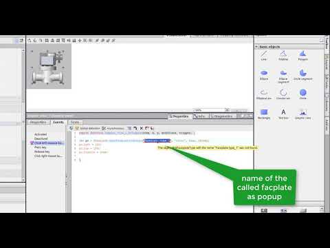 WinCC Unified V16 Faceplate: Part 3/9, open a Faceplate as PopUp from a second Faceplate