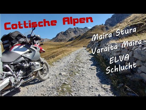 Piemont - mit dem Motorrad auf einsamen Routen, Maira Stura Kammstraße, Elva Schlucht, Varaita Maira
