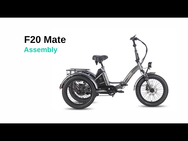 Fafrees F20 Matte Elektrofahrrad, 500 W Motor, 48 V/18,2 Ah Akku, Reichweite 110 km, Blau video