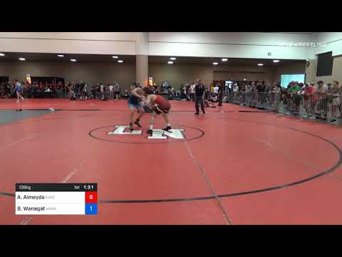 138 Kg Quarterfinal - Alex Almeyda, Edge Wrestling Vs Bryce Wanagat, Warrior Wrestling Club 1570