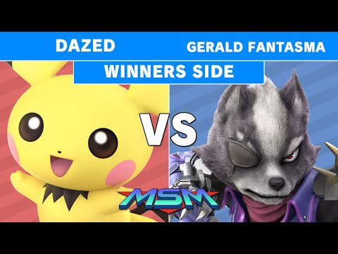 MSM 190 Dazed (Pichu) vs Gerald Fantasma (Wolf) Winners Side - Smash Ultimate