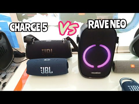 Jbl Charge 5 $200 vs. Anker SoundCore Rave Neo $150 | Bass Test