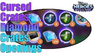 Disney Heroes Battle Mode Free Gems in Pirate's Cursed Crate Openings | Free Diamond Crate Openings