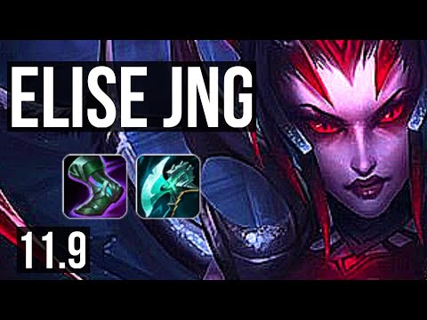 ELISE vs OLAF (JUNGLE) | 11/1/5, 1.6M mastery, Legendary, 500+ games | KR Challenger | v11.9