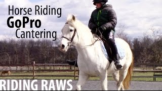 Boys Horse Riding Raws and GoPro Cantering | Crazy8Family