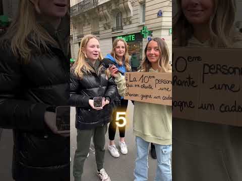 Who sings the best? 😉🫶🏽 #elevenparis #streetweer #kendji #challenge #defi #microtrottoir #short