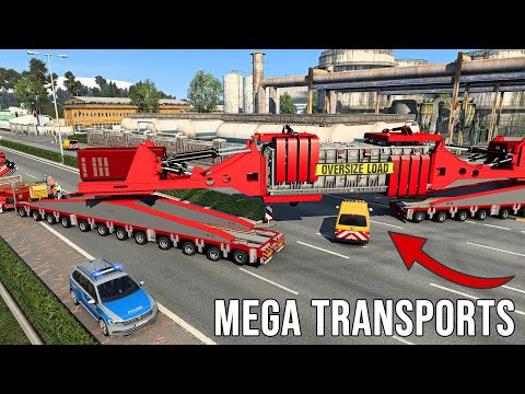 ETS2 - MEGA Transports | 400 Tonnen TRAFO I Schwertransport XXL [1957] EURO TRUCK SIMULATOR 2
