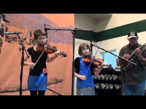 Celeste and Sophie Pena - 2012 Western Open Fiddle Championships - Junior Twin Fiddle Round 1