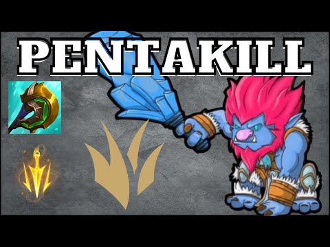 PENTA S12 Trundle Jungle Lethal Tempo + Best Build/Runes | Trundle Guide Season 12-League of Legends