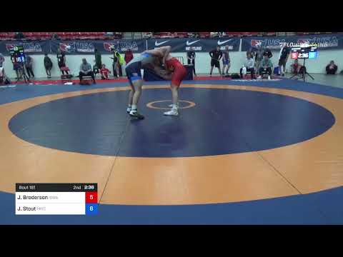 86 Kg Round Of 16 - Julien Broderson, Iowa Vs John Stout, Pennsylvania RTC 90ac