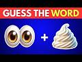 Guess the WORD by Emojis?🤔 Emoji Quiz Challenge (40 Words) DEFAULT Thumbnail