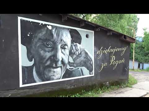 Mural "1948 dziękujemy za Pogoń"