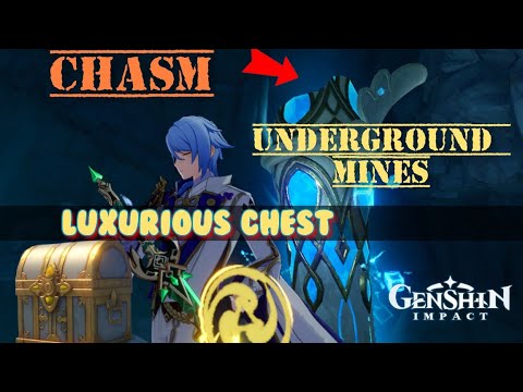 chasm underground mines luxurious chest on the top of the skyfrost nail genshin impact