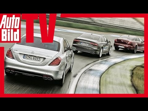Mercedes S 63 AMG vs. Audi S8 vs. Jaguar XJR
