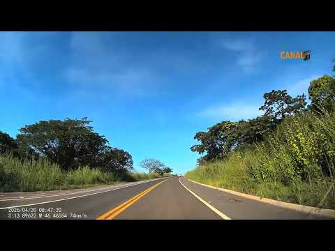 ESTAMOS NO NOVO ASFALTO NA RODOVIA 180 GO, VAMOS ATE GUARANI NO ESTADO DE  GOIÁS PELA BR.