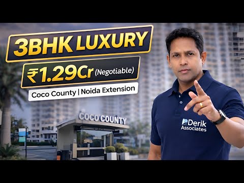 👉 3BHK for Sale in Coco County Noida Extension | ₹1.29Cr 😳 Worth It? Mivan Construction