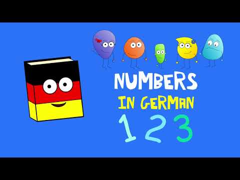 🇩🇪 German 1 to 10 children's song | Deutsche Zahlen, Lied für Kinder
