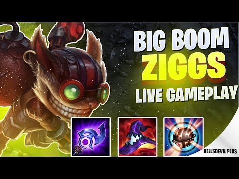 ZIGGS BIG BOOM DAMAGE! - Wild Rift HellsDevil Plus Gameplay