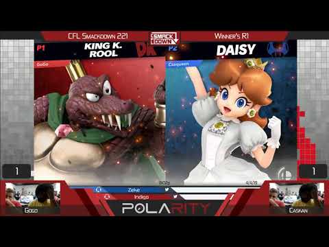 CFL Smackdown Ultimate 221 - Caskan (Pichu, Daisy) vs GoGo (Chrom, King K. Rool) - Winners R1