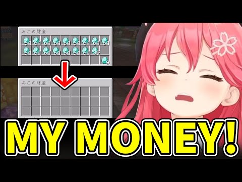 Sushi Clips - The result of Miko start gambling for clearing her debt...【Hololive/Eng sub】