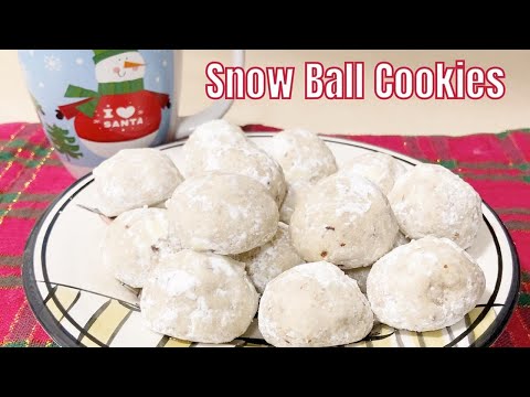 SNOW BALL CHRISTMAS COOKIES--THE BEST COOKIE