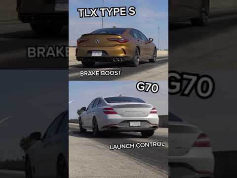 TLX Type S vs G70 DRAG RACE