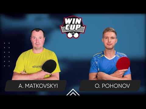 21:15 Andrii Matkovskyi - Oleksandr Pohonov West 6 WIN CUP 27.02.2024 | TABLE TENNIS WINCUP