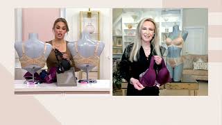 Download lagu Breezies Two-Tone Lace Shimmer Underwire or Wirefree Bra on QVC mp3
