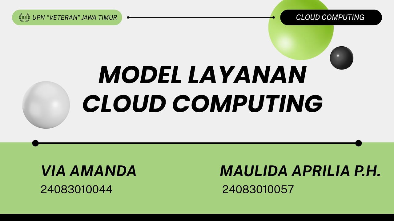 Model Layanan Cloud  Computing - Kelompok V