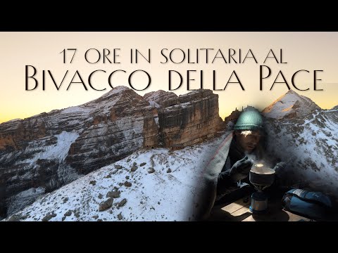 17 ORE in SOLITARIA al BIVACCO della PACE a -10° | DOLOMITI | VLOG