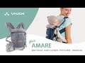 How To Put On The Back Carrier Amare Baby Carrier EN VAUDE