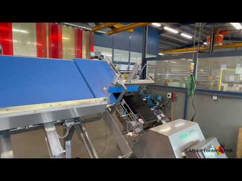 Tray denester / Schalenspender - Affeldt Fördertechnik GmbH