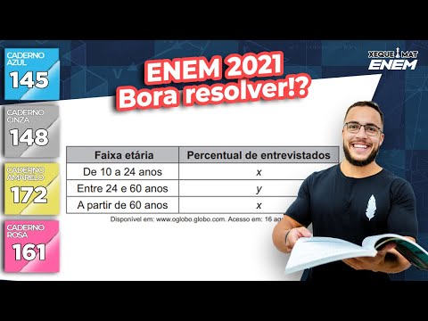 🟣 Question 145 - Blue Booklet | Statistics | MATHEMATICS ENEM 2021