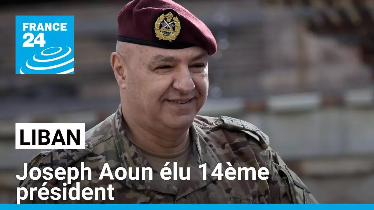 Au Liban, Joseph Aoun élu 14ème président • FRANCE 24