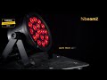 Video: beamZ SlimPar45 Foco Par Led 18 x 3W Rgb