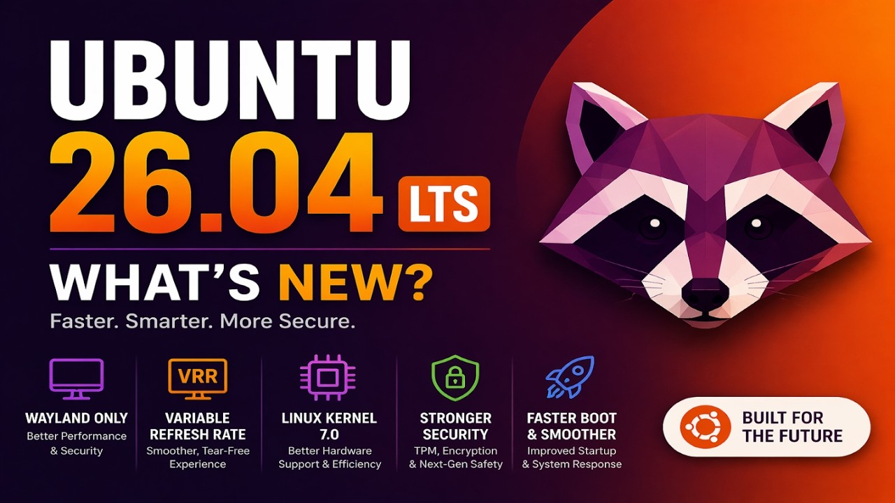 Ubuntu 26.04 LTS has just Landed | Wayland, VRR, Kernel 7.0… Worth the Upgrade?