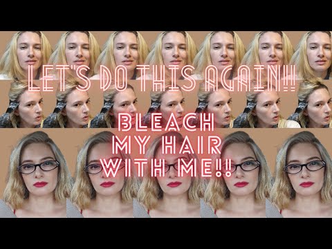 Bleaching my roots & trying Blonde Brilliance Platinum...