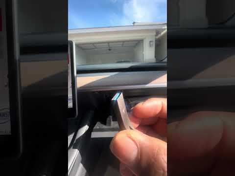 Tesla Model 3 Hidden USB Port for Dashcam & Sentry Mode (Full Guide) #tesla #shorts