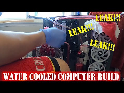 Water Cooled Computer Build, Thermaltake core p5 water cooling, Asus ROG Maximus XIII Hero, CoreP5Ti