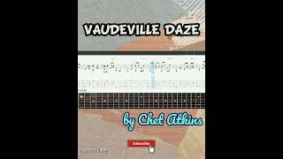 Best part of Vaudeville Daze by Chet Atkins Easy Fingerstyle Guitar Tutorial Tabs